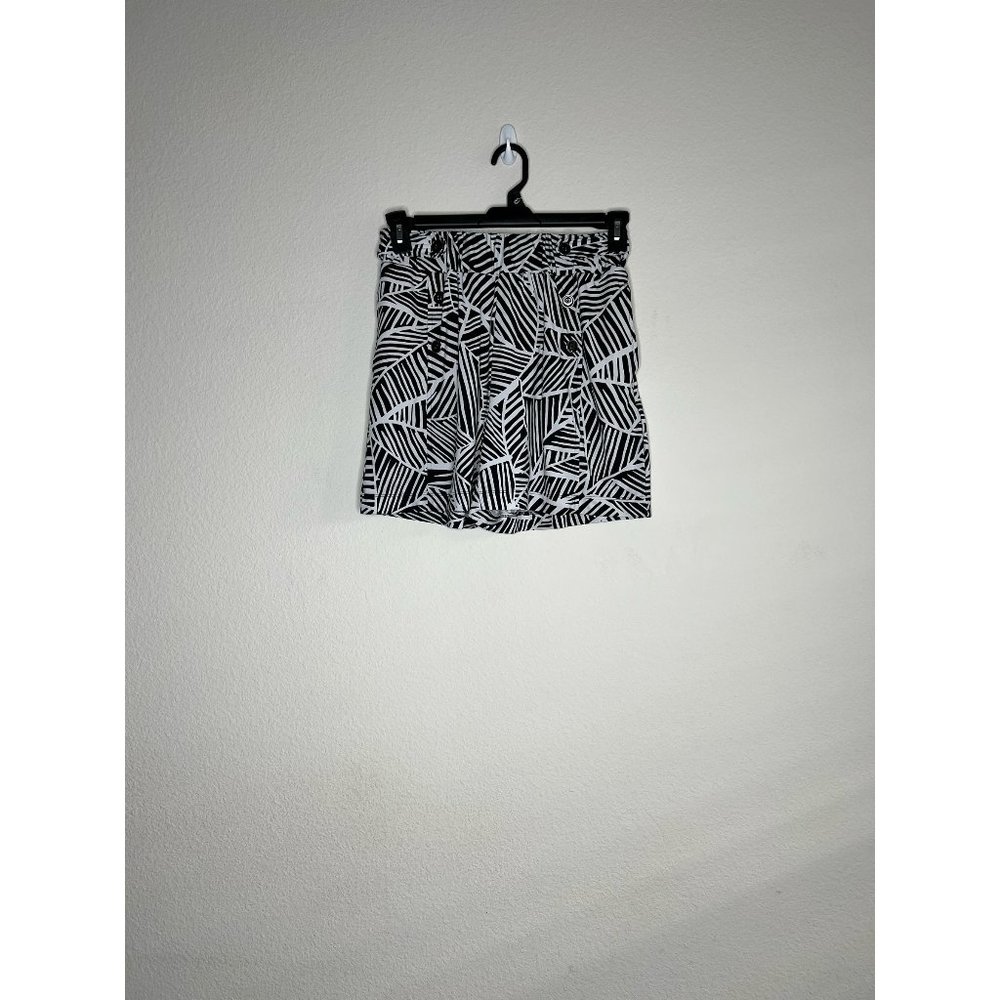 Zebra Print Striped Patterned Shorts